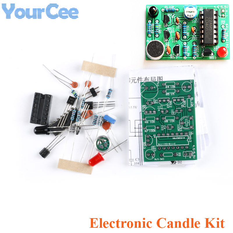 Diy Analog Electronics - Luci di candela elettroniche analogiche controllo