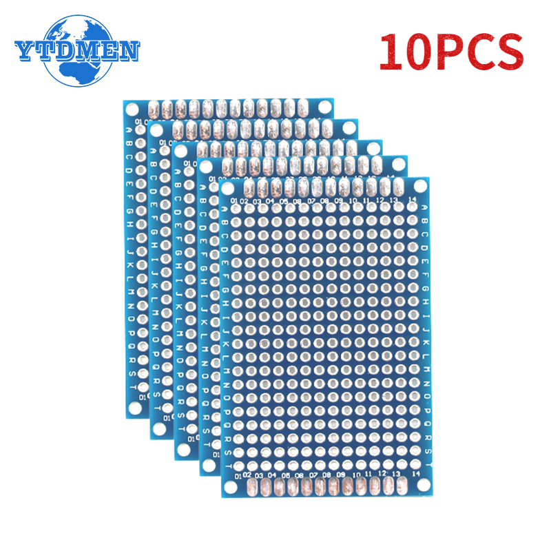 Diy Electronics Gadget - 10 pz 4x6cm doppio lato PCB