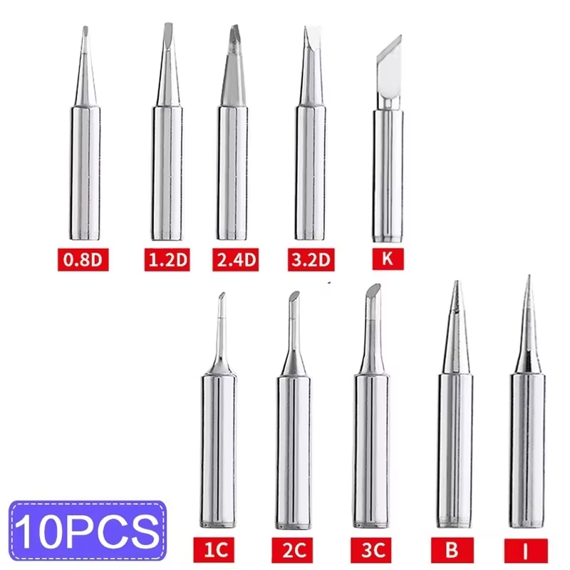 Diy Electronics Repair - 5/10 Pezzi Punte per Saldatore 900M-T