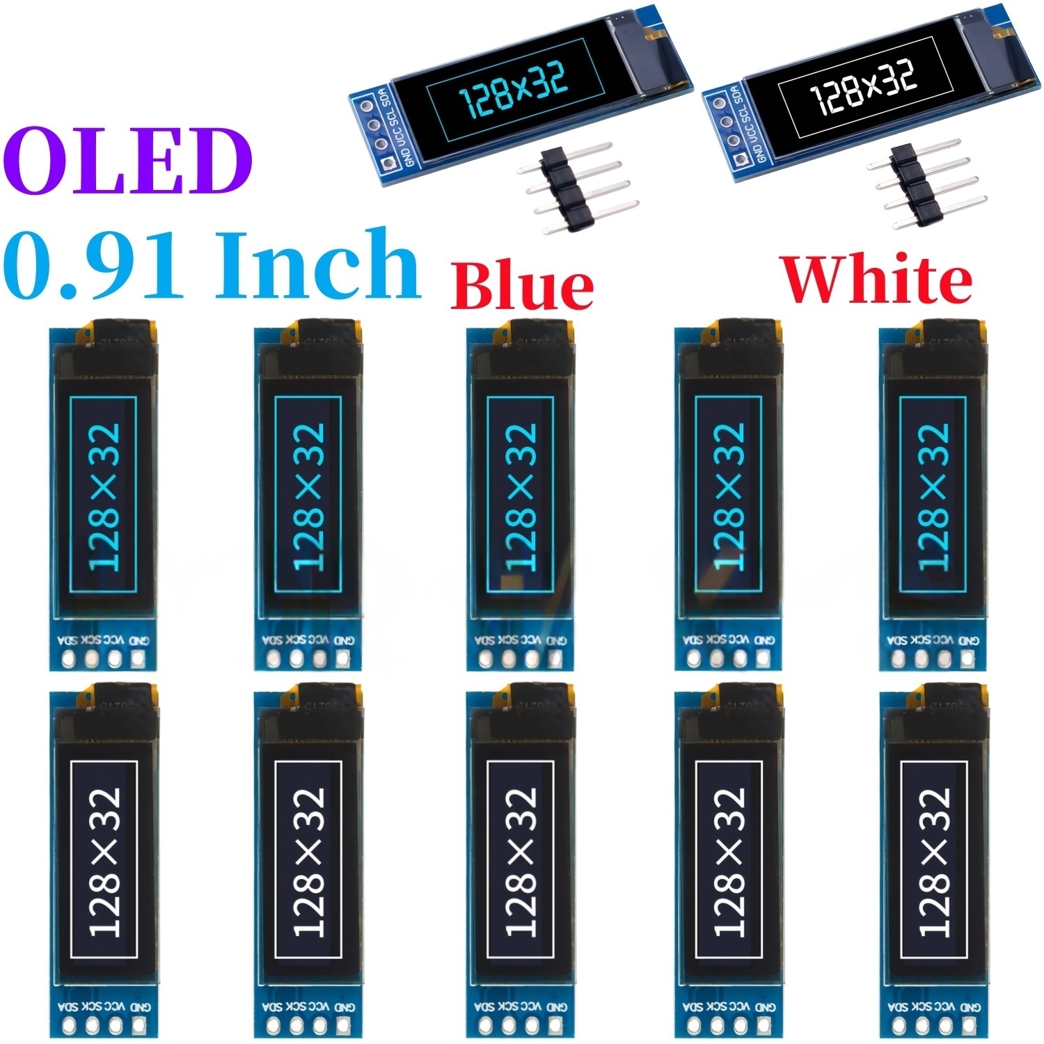 Arduino Diy Electronics - XZG 1-20 Pezzi Display OLED LCD