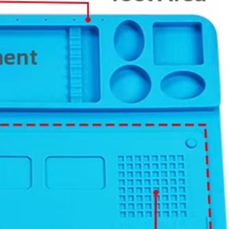 Diy Electronics Workstation - Tappetino in Silicone Resistente al Calore