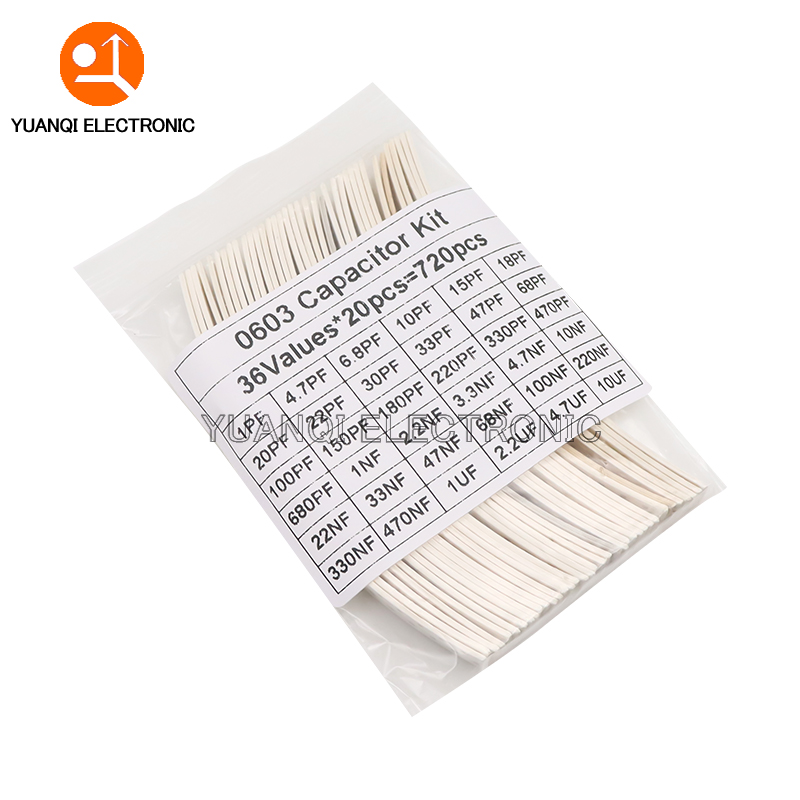 Capacitor Kit Assortment - 320PCS 720PCS 0603 0805 1206 Kit