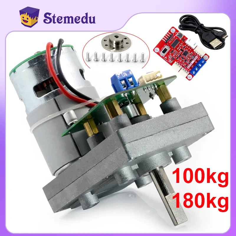 Diy Electric Car - 12V 100kg 150kg Grande Coppia RS485