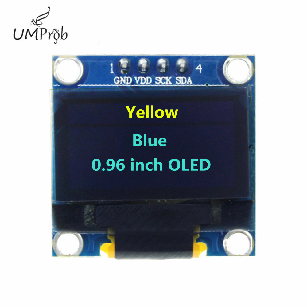 Display OLED LCD Bianco/Blu da - Arduino Diy Electronics recensione e prezzo