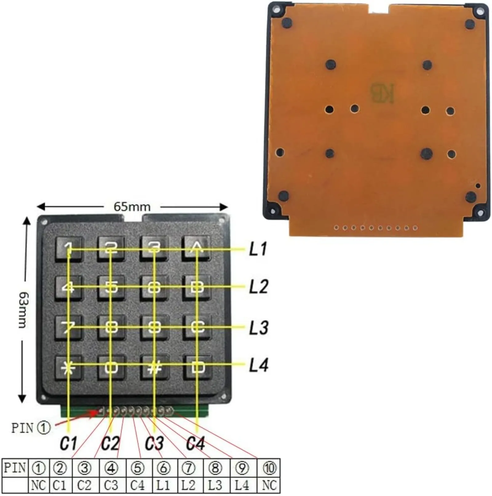 Tastiera a Membrana 4x4 con 16 - Arduino Diy Electronics recensione e prezzo