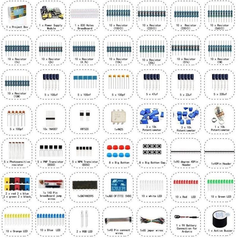 【HOT A69Z!】Kit di componenti e - Arduino Diy Electronics recensione e prezzo