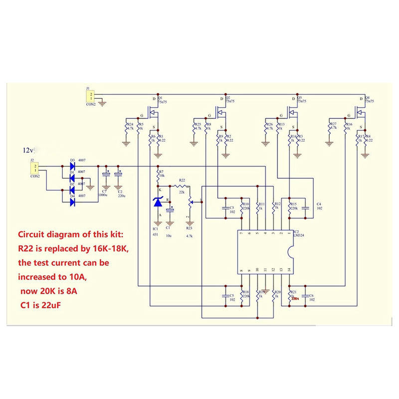 AC88-2X Kit fai da te 150W 10A - Diy Electronic Load recensione e prezzo