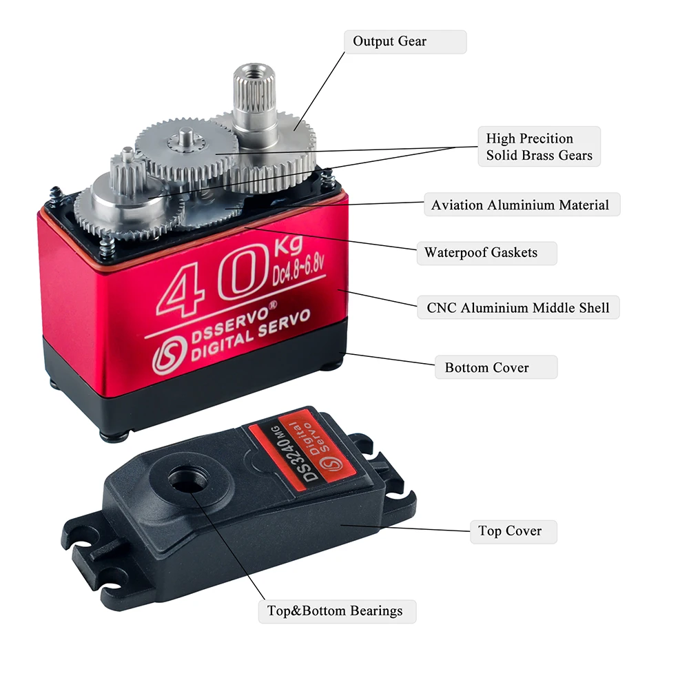 40KG Dsservo DS3240 Grande Cop - Diy Electric Car recensione e prezzo