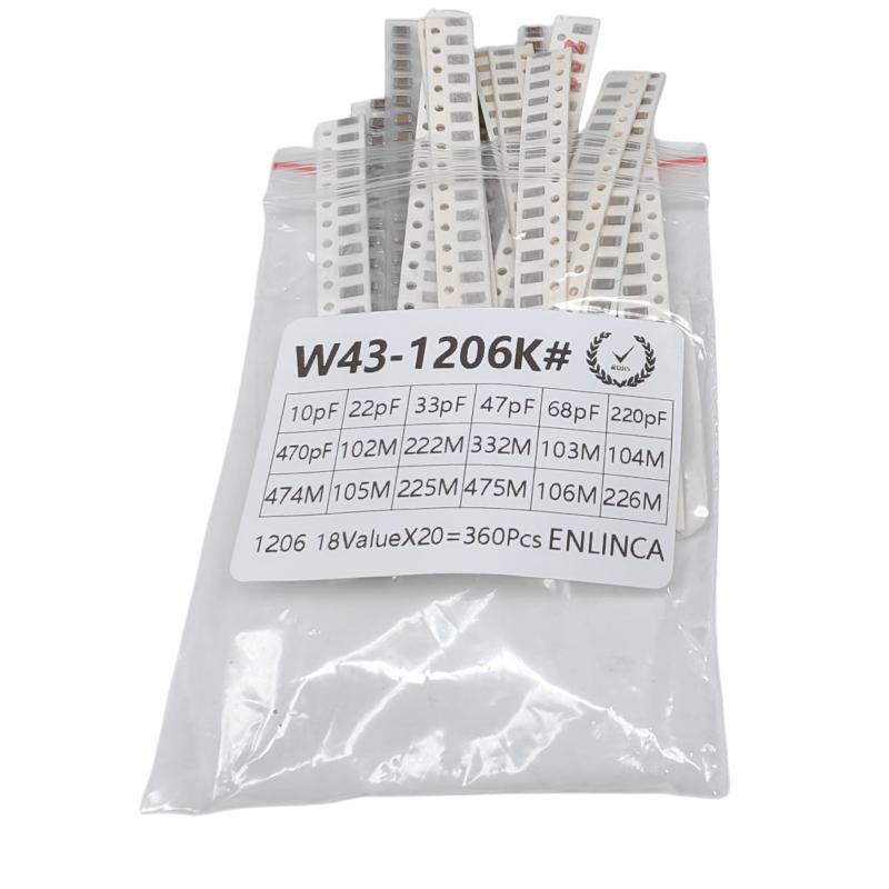 Kit condensatore SMD da 360 pe - Capacitor Kit Assortment recensione e prezzo