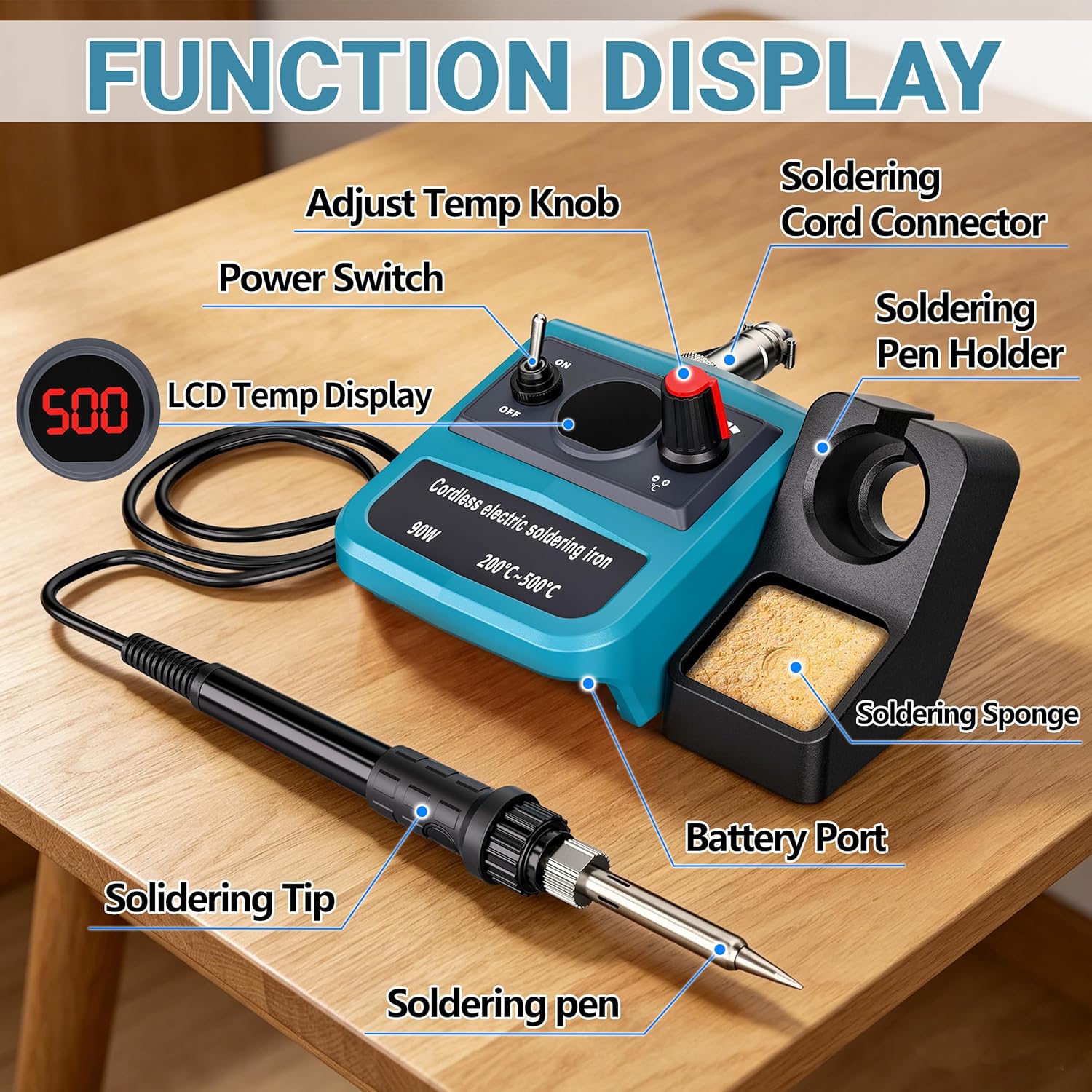 Kit Saldatore Digitale LED Sen - Diy Electronics Storage recensione e prezzo